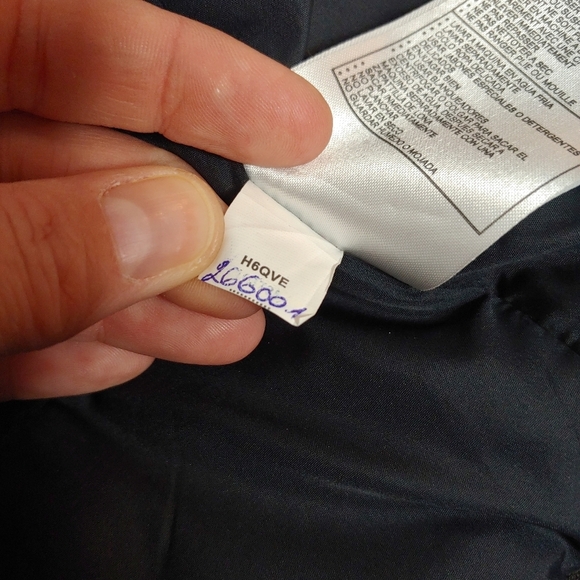 Nike Vintage Blue Black Down Filled Bomber Light Puffer Jacket M 8‎ 10 Sample 06 - Picture 9 of 10